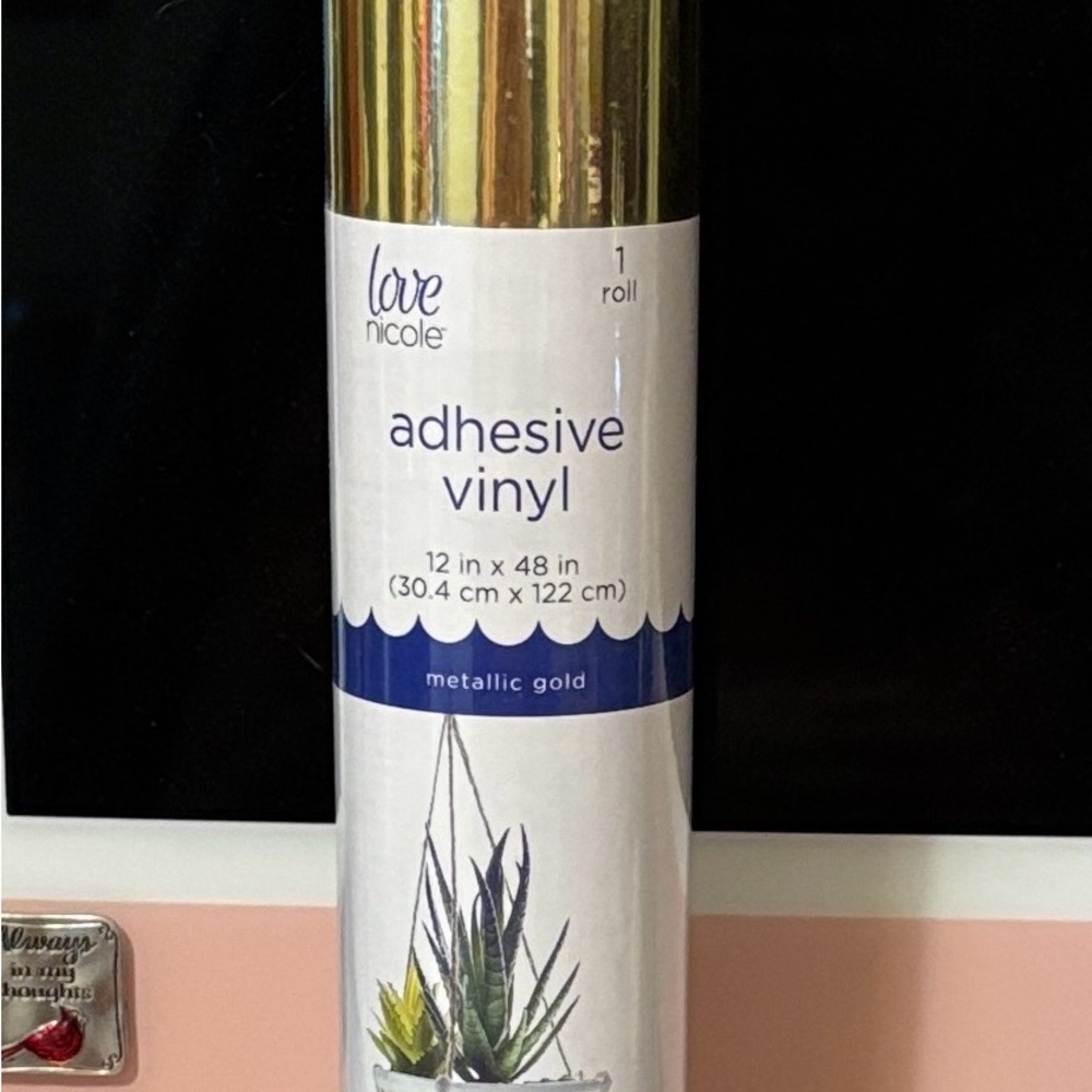 Metallic Gold Adhesive Vinyl